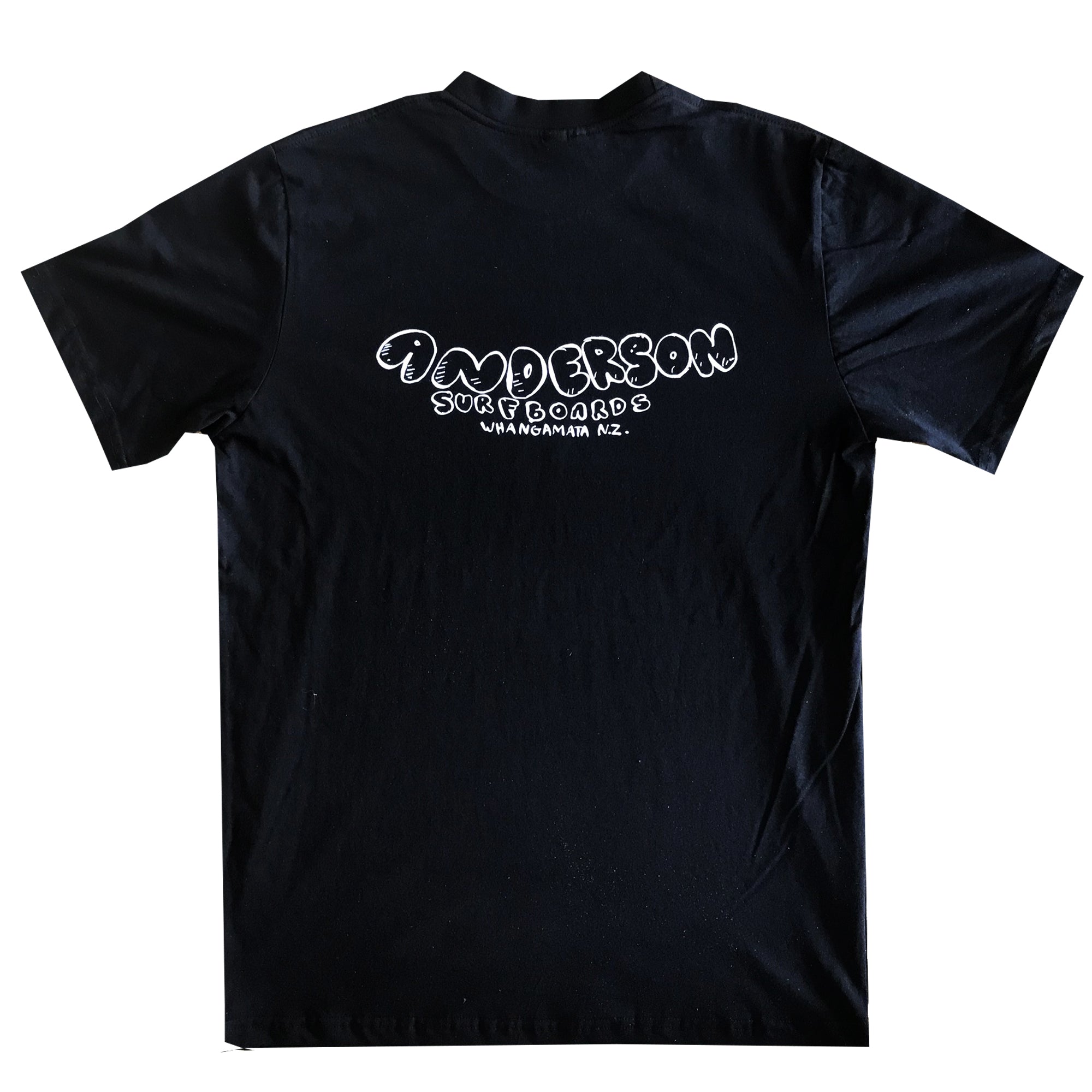 FAMOUS WHANGA FAIRTRADE TEE BLACK