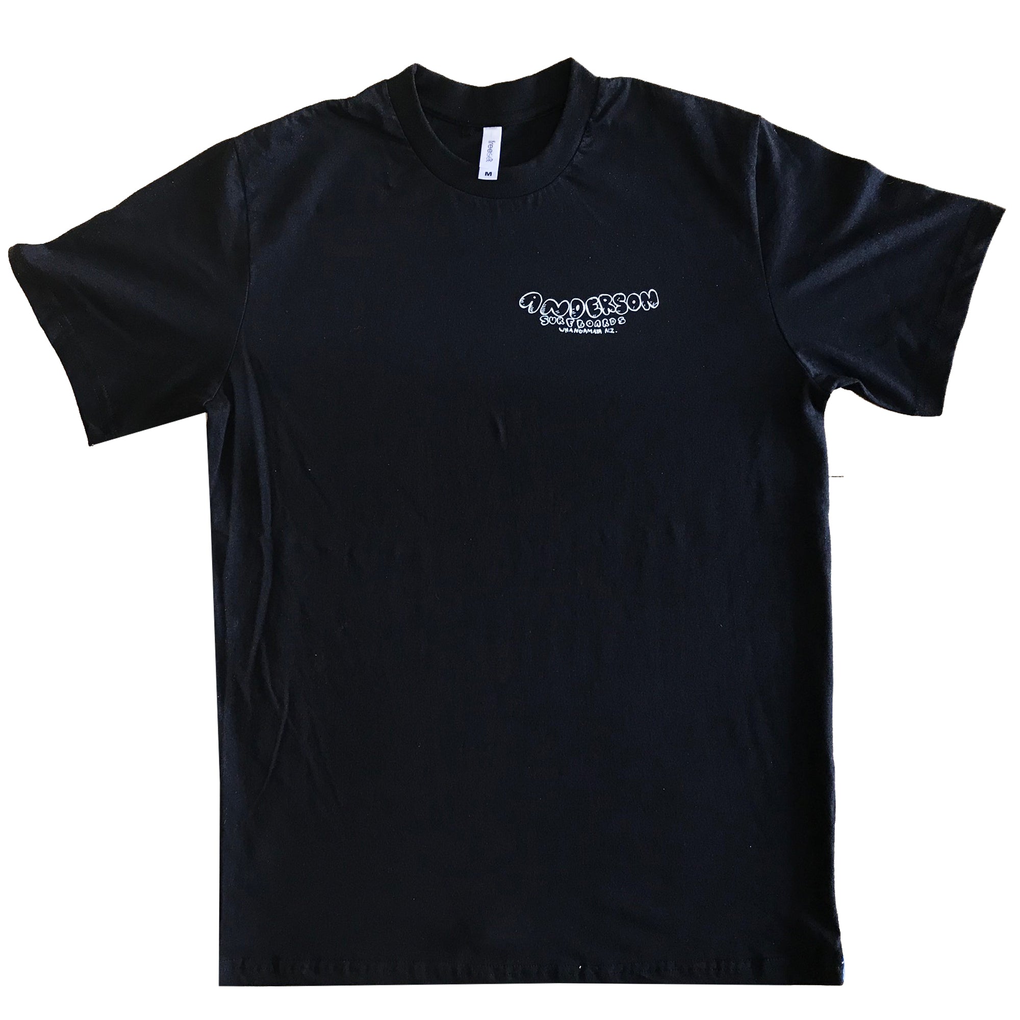 FAMOUS WHANGA FAIRTRADE TEE BLACK