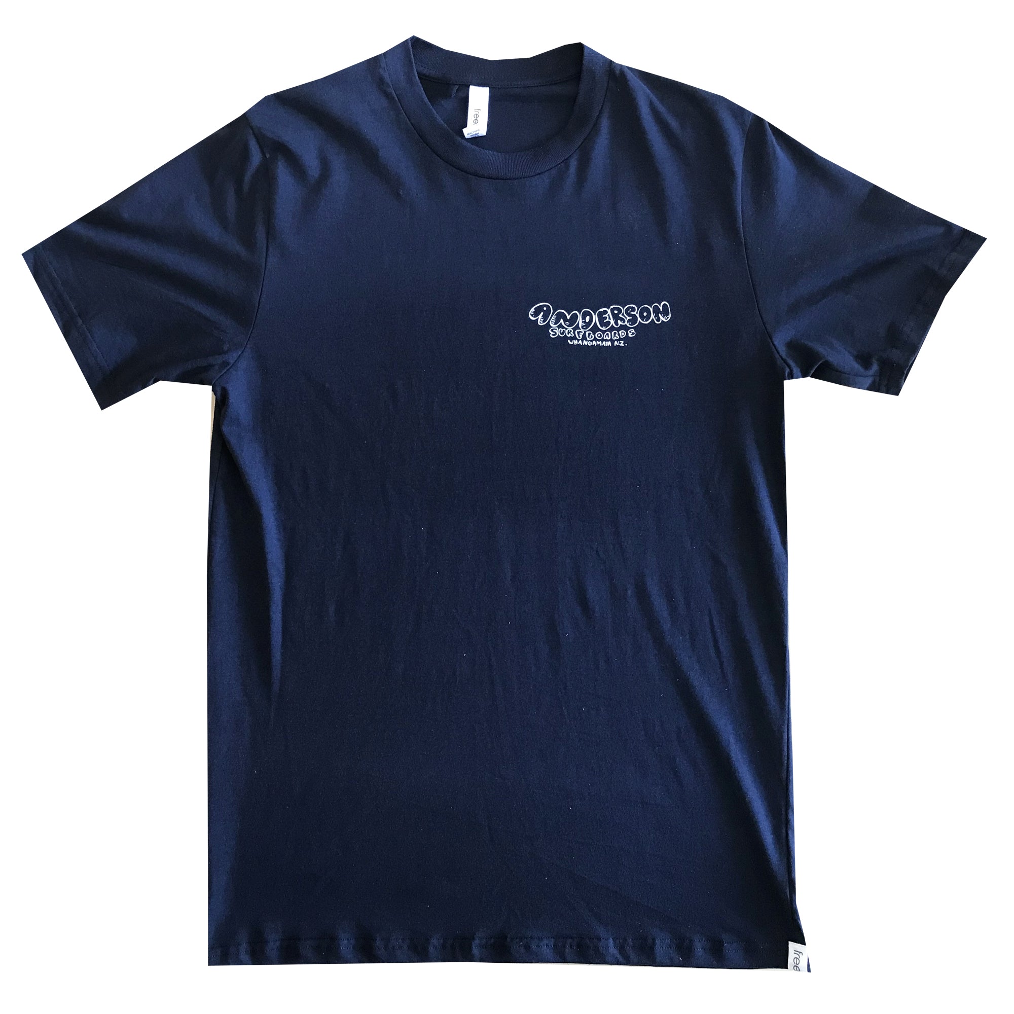 FAMOUS WHANGA FAIRTRADE TEE NAVY