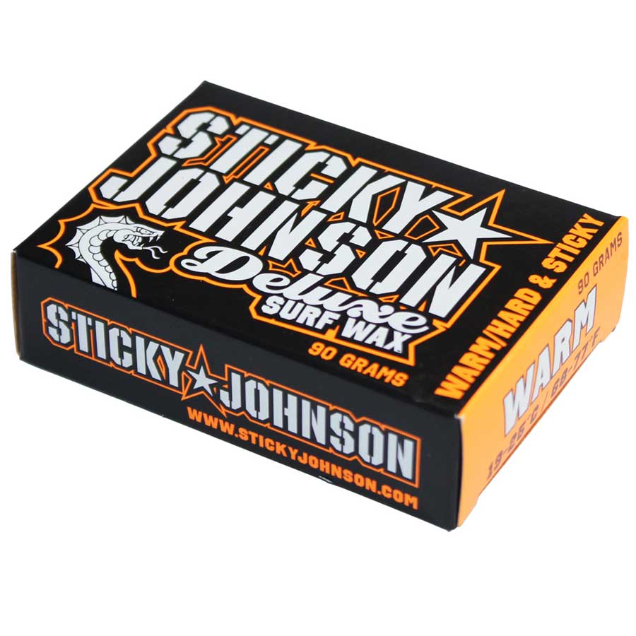 Sticky Johnson Deluxe Surf Wax – Warm